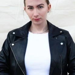 GILL'S FOXY BLACK - Dames Leren Jas - Biker Jack - 100% Lamsleer - Zwart 9 GILL'S FOXY BLACK - Dames Leren Jas - Biker Jack - 100% Lamsleer - Zwart -Dameskleding Verkoop 550x824 91