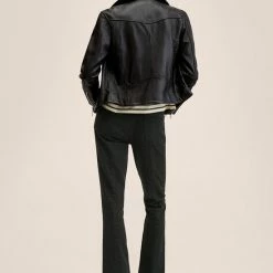 Mango Jas Leren Bikerjack 37981294 99 Dames Maat - L -Dameskleding Verkoop 550x825 109