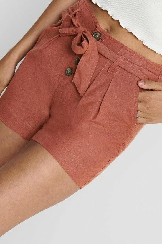 ONLY ONLVIVA LIFE HW BELT SHORTS PNT NOOS Dames Broek - Maat 40 9 ONLY ONLVIVA LIFE HW BELT SHORTS PNT NOOS Dames Broek - Maat 40 - Afbeelding 9