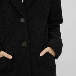 Vila Jas Viliosi Teddy Coat/su - Fav 14061532 Black Dames Maat - 38 -Dameskleding Verkoop 550x825 17