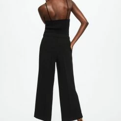 Mango Broek Cropped Broek Met Knopen 37005137 99 Dames Maat - XXL -Dameskleding Verkoop 550x825 218