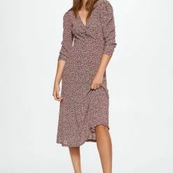 Mango Jurk Plissejurk Met Print 37073840 78 Dames Maat - XXL