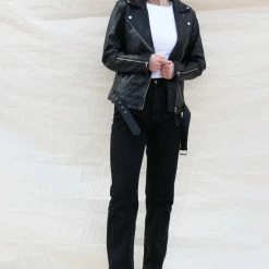 GILL'S FOXY BLACK - Dames Leren Jas - Biker Jack - 100% Lamsleer - Zwart 10 GILL'S FOXY BLACK - Dames Leren Jas - Biker Jack - 100% Lamsleer - Zwart -Dameskleding Verkoop 550x825 294