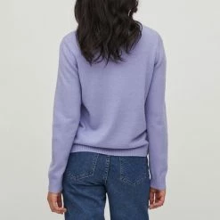 VILA VIRIL Ronde Hals L/S KNIT TOP - NOOS Dames Trui - Maat S -Dameskleding Verkoop 550x825 349