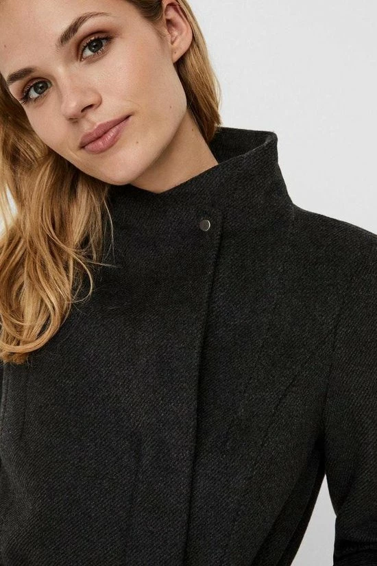 VERO MODA VMTWODOPE BELT 3/4 WOOL JACKET GA NOOS Dames Jas - Maat XL 5 VERO MODA VMTWODOPE BELT 3/4 WOOL JACKET GA NOOS Dames Jas - Maat XL - Afbeelding 5