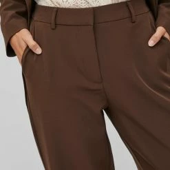 VILA VIKAMMAS HW TAILORED PANT Dames Broek Demitasse - Maat 40 -Dameskleding Verkoop 550x825 39