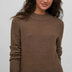 VILA VIRIL CREW NECK L/S MIDI DRESS - NOOS Dames Jurk - Maat M -Dameskleding Verkoop 550x825 399