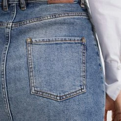 WE Fashion Denim Rok Met Split -Dameskleding Verkoop 550x825 410