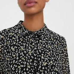 VERO MODA VMNINI L/S SHIRT WVN BTQ Dames Blouse - Maat L -Dameskleding Verkoop 550x825 460