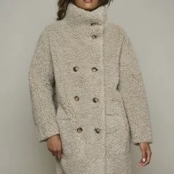 Dameskleding Verkoop 44 RINO & PELLE Rino&Pelle Marlis Dames Jas Beige - 36