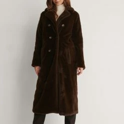 Na-kd Soft Teddy Dames Jas- Maat EU 34 -Dameskleding Verkoop 550x826 28