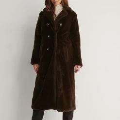 Na-kd Soft Teddy Dames Jas- Maat EU 34 -Dameskleding Verkoop 550x826 30