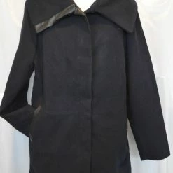 Merkloos C&D Casual Wear Mantel A Vorm GUINGUETTE NAVY Maat 56