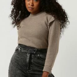 OBJECT OBJMALENA L/S RUFFLE PULLOVER NOOS Dames Trui - Maat L 16 OBJECT OBJMALENA L/S RUFFLE PULLOVER NOOS Dames Trui - Maat L -Dameskleding Verkoop 550x833 5